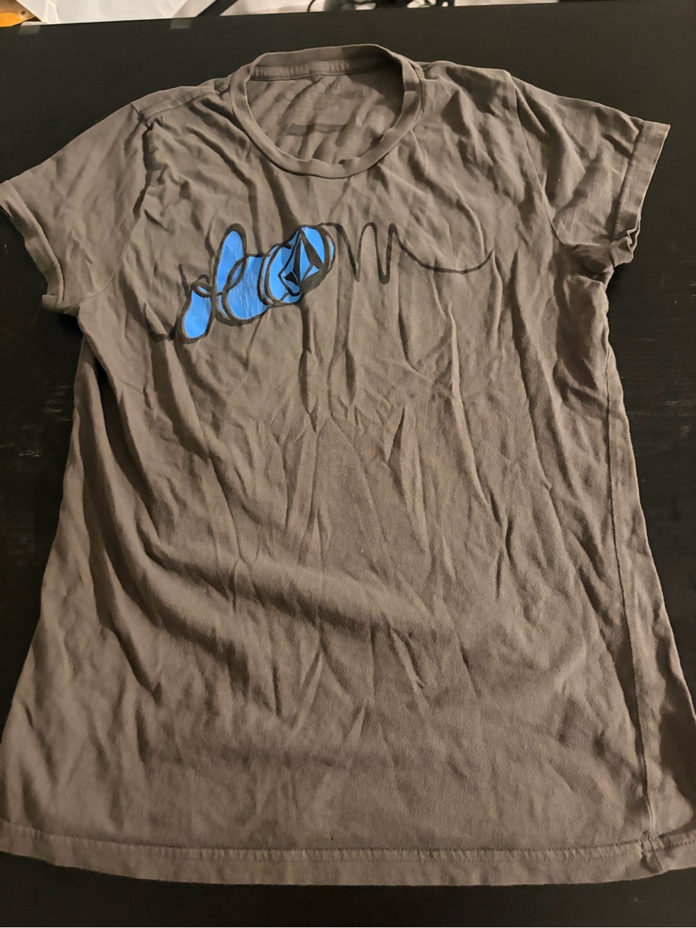 Vintage Volcom Tee with Blue Accent